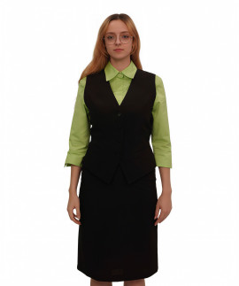 image Veste sieviešu klasiskā ar oderi