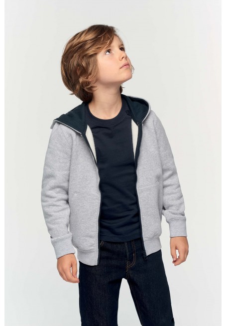 Kids’ full zip hooded sweatshirt bērnu jaka