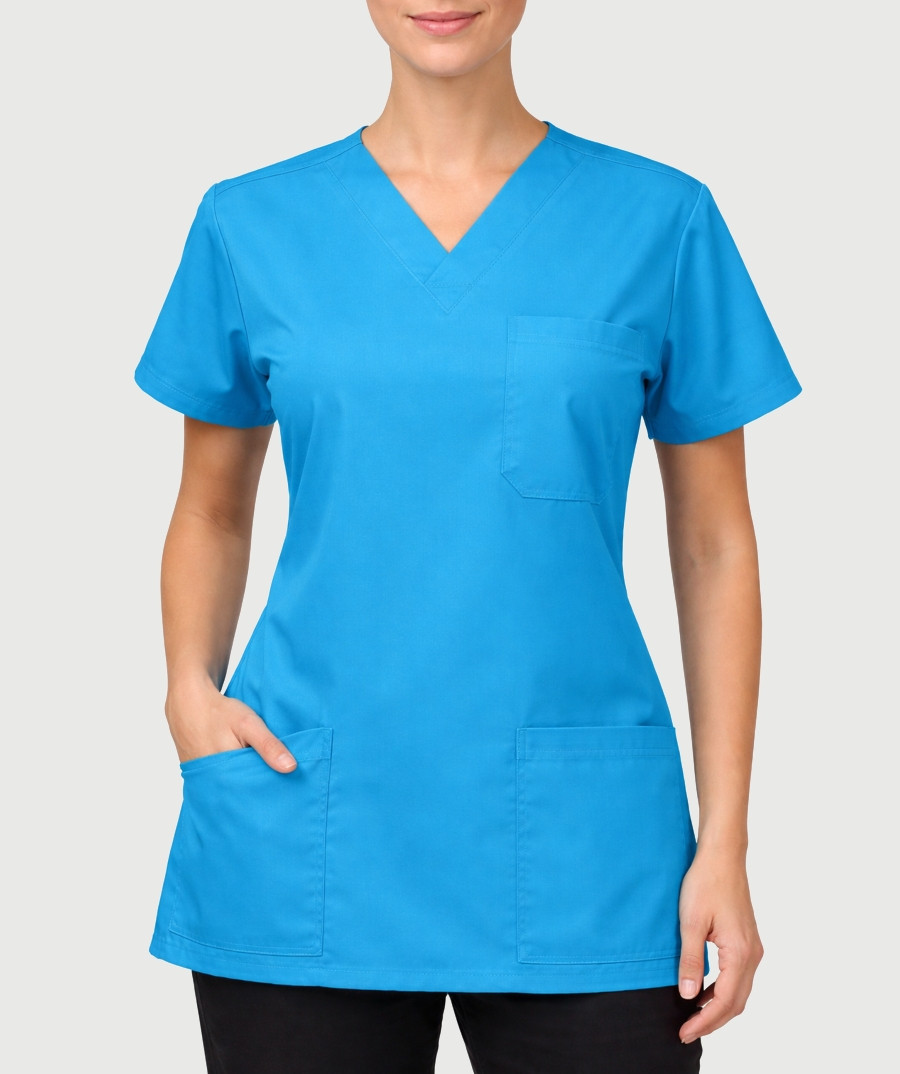 image APATI PROFI Dāmu V-veida izgr.krekls ar īsām piedurknēm 30905