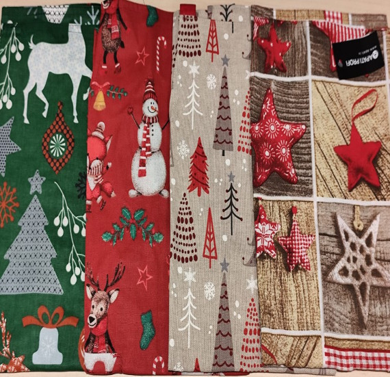 image Priekšauts MD (70x58cm), divkrāsu, ZIEMASSVĒTKU motīvi